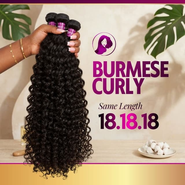 Burmese Curly 18" Bundle Set at Her Mane Therapy in Lewisville, TX